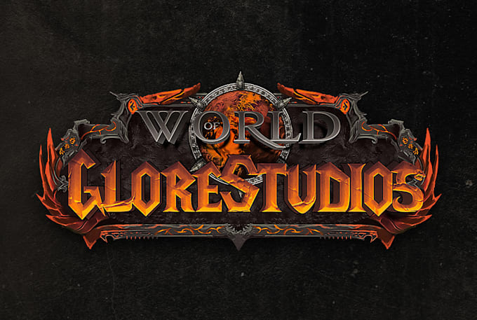 design warcraft themed logo
