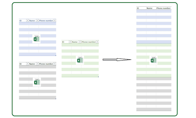 merge and clean excel or CSV files with data transformation