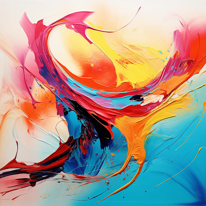 Draw a abstract painting art or color abstract art by Deep_tisa Fiverr