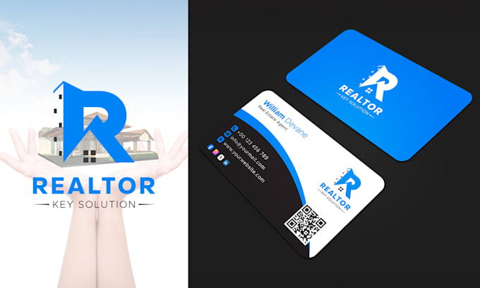 do professional, luxury business card and logo design
