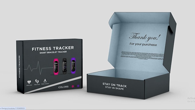 do packaging box design, fantastic product box, mailer box and 3d mockup