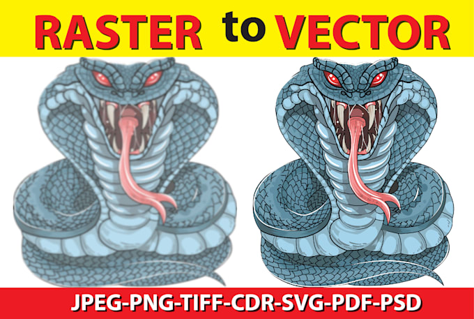 high quality manual vector tracing
