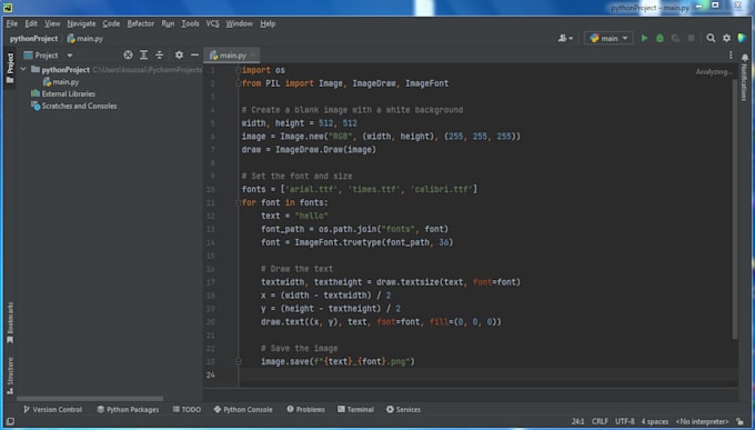 Create a custom python bot and script development by Koussanfo | Fiverr