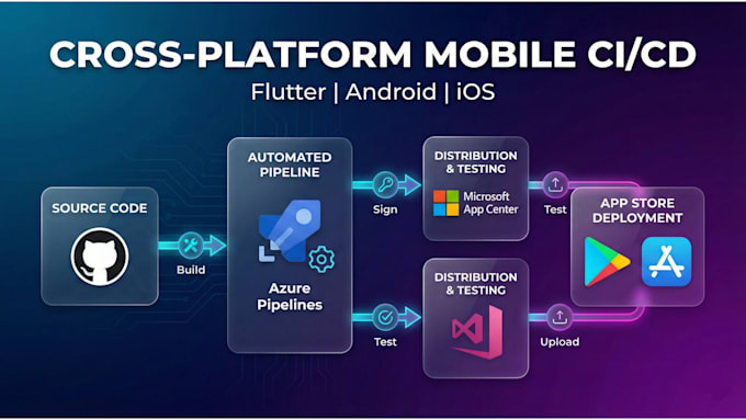 setup mobile app ci cd and release automation