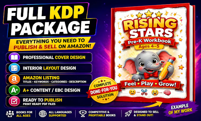 design profitable KDP activity and coloring books for kids and adults