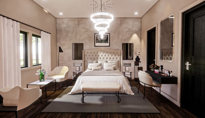 design sketchup 3d floor plan, exterior, interior