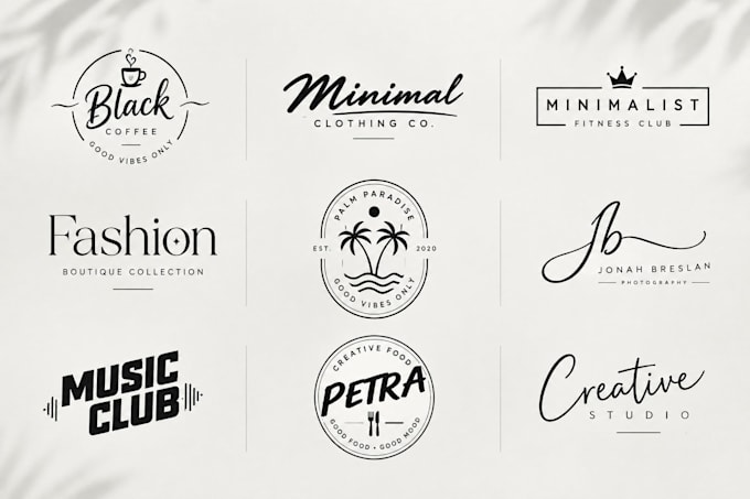 design modern minimalist business logo and brand identity