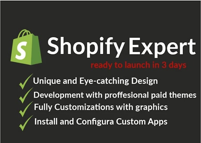 fix, customize and setup 7 figure shopify dropshipping store