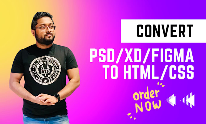 Convert your design to html,css by Arifbillah0 | Fiverr