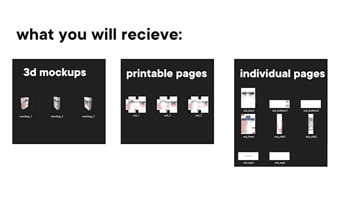 design a cereal box type packaging