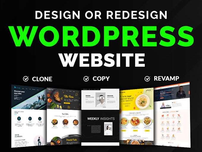 design, redesign website, business website, and wordpress website development