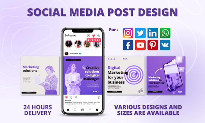 Design professional social media posts and creative ads by Dzakinisme97 ...