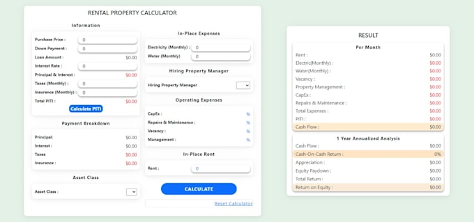 custom web calculator wordpress javascript calculator for any website