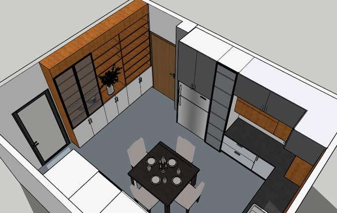 do kitchen and dressing room design