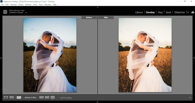 do photo editing and colour correction in lightroom