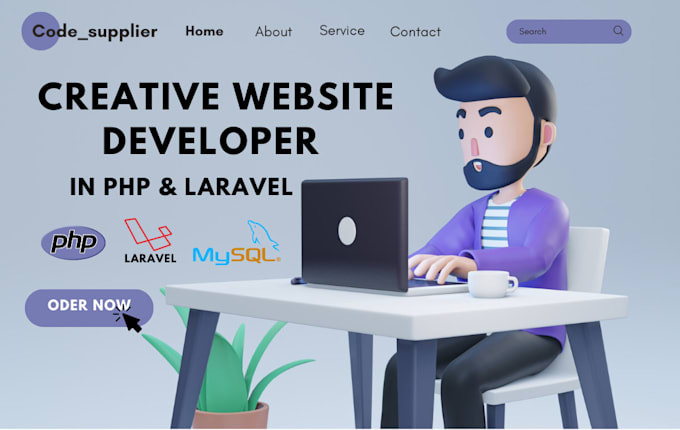 Be your php laravel full stack web developer by Code_supplier | Fiverr