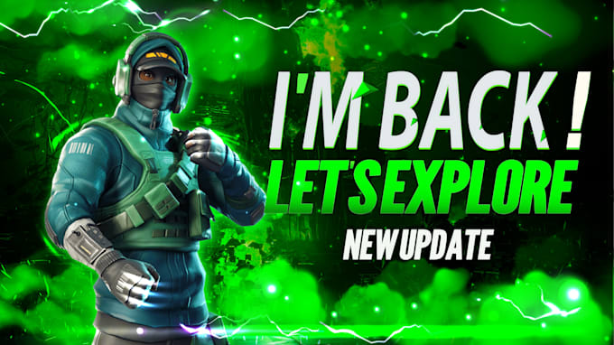 design attractive youtube gaming thumbnails