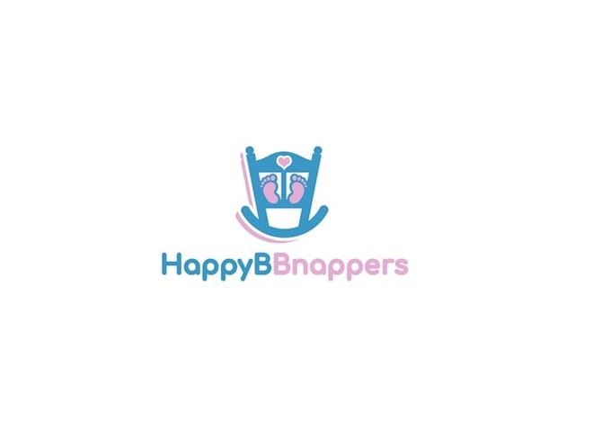 design awesome babies sleep well logo