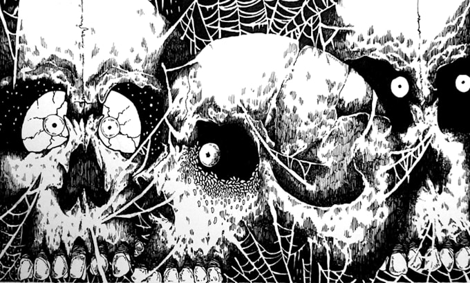 create crust punk metal dark art illustrations for band or brand