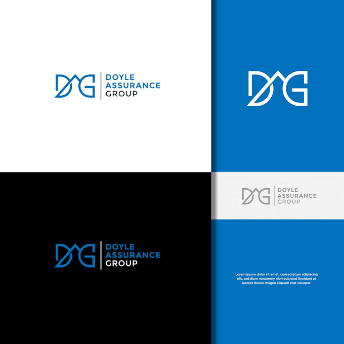 do creative modern minimalist insurance banking company logo