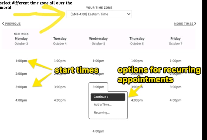 Set up acuity scheduling square booking appointments calendly by