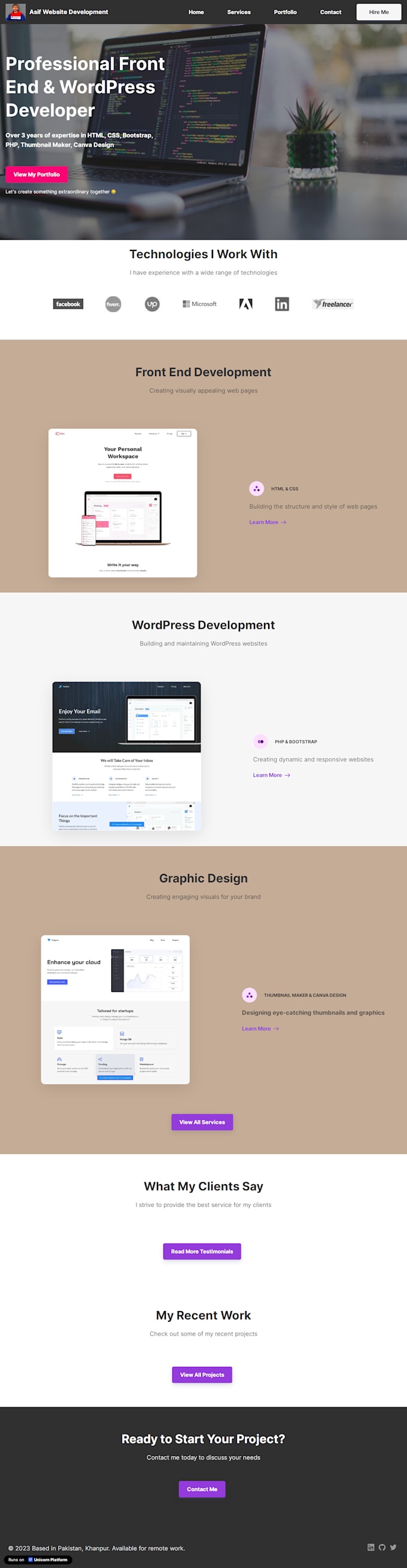 be your front end web developer, HTML5, css3, bootstrap