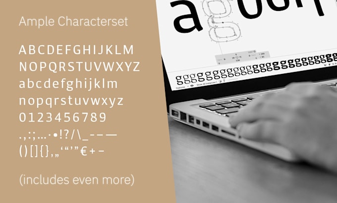 create a bespoke custom font to your specifications