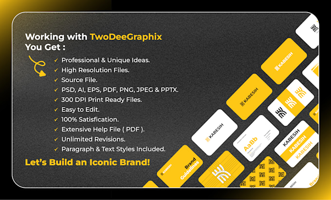 design brand style guide book kit, visual corporate identity branding guidelines