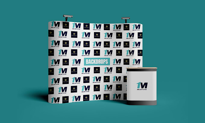 do exhibition stand, trade booth, standee, backdrop banner