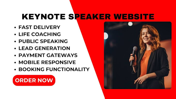 keynote speaker website, life coach, public speaker consulting website