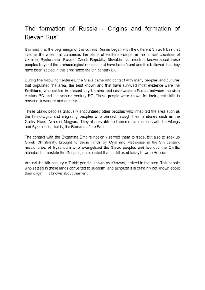 Research and write our blog about the history of europe by