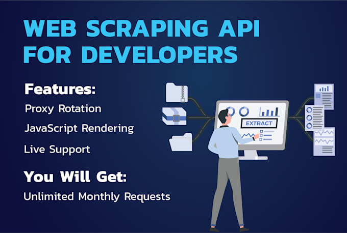 provide web scraping API for developers