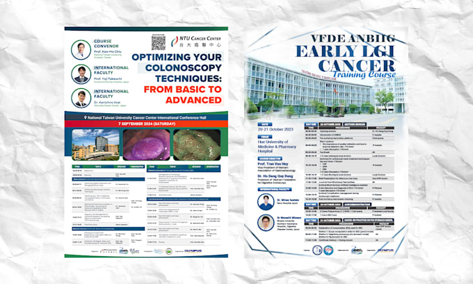 do poster design for medical healthcare event  conferences, workshop