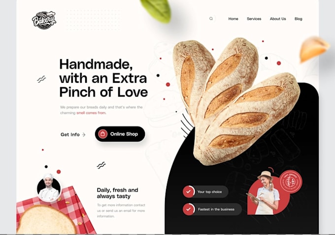 create a responsive static website using HTML and CSS