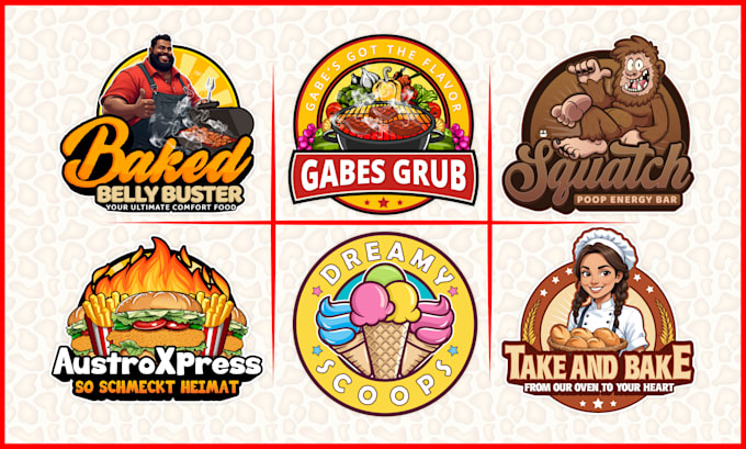 do food, bbq, cafe, coffee shop and restaurant logo