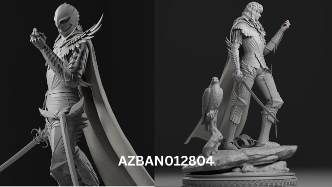 3d model for printing, 3d character modeling, 3d game character, 3d modeiing