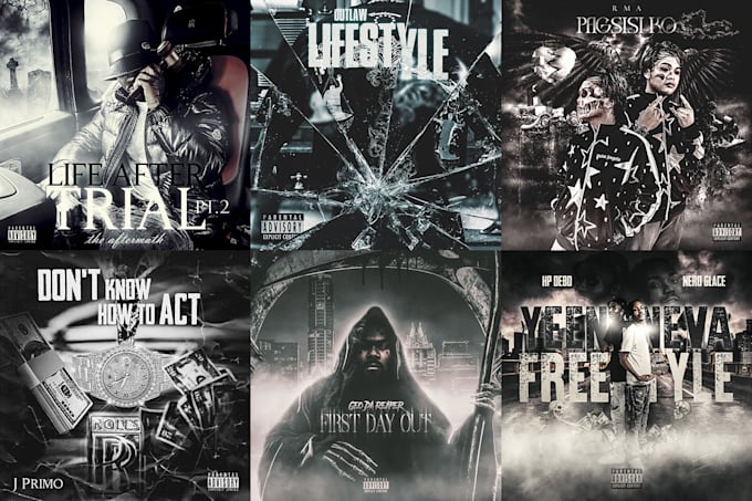 Design your album cover art or music artwork by Illevenx | Fiverr