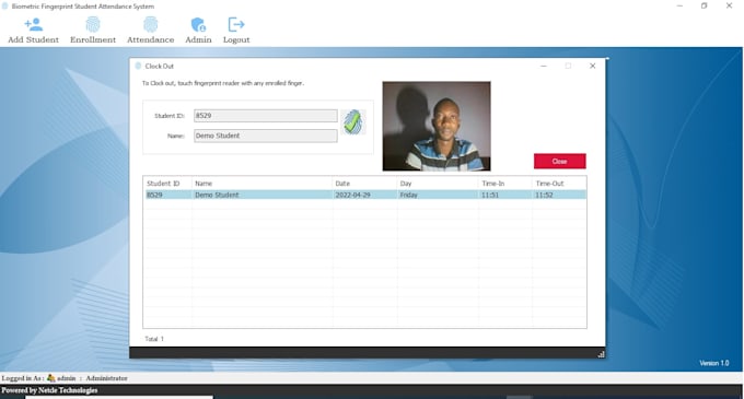 do biometric fingerprint student attendance system