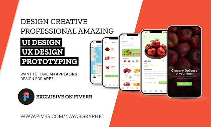 Do clean and clear ui ux design by Nayabgraphic | Fiverr