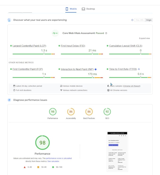 increase shopify speed score