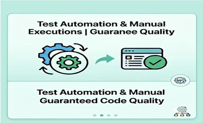 test your website manually and with automation