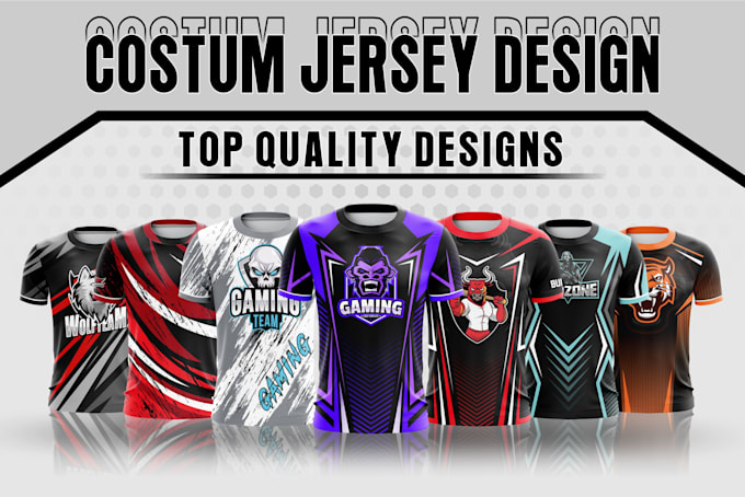 do awesome jersey design and sublimation design