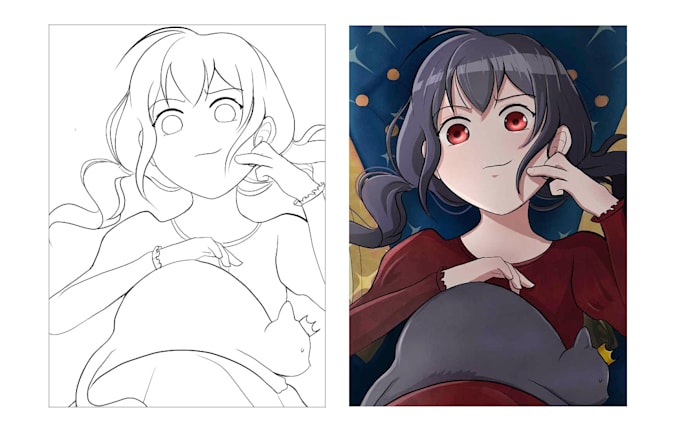 color your webtoon, comic project to your liking