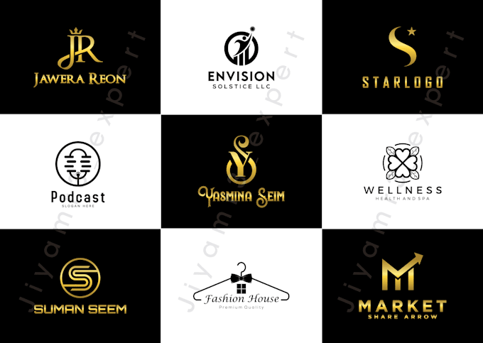 do modern stunning minimalist business logo design