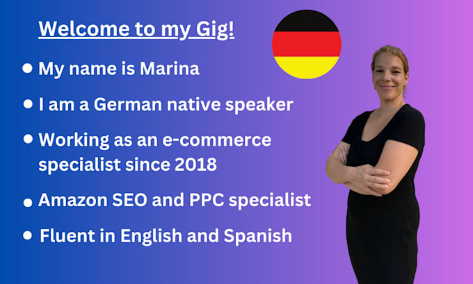 list your product on amazon with a plus content in german, english, spanish
