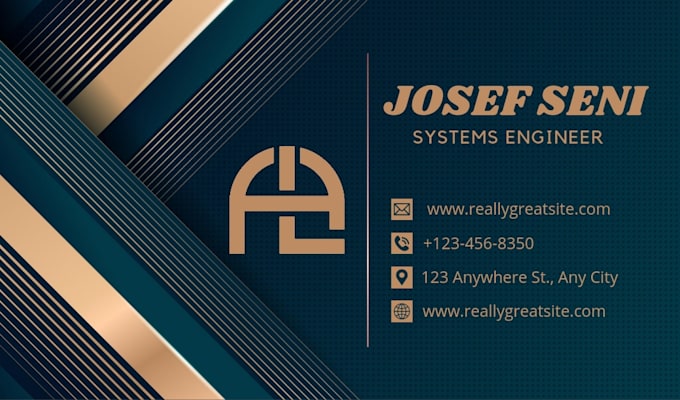 design double sided business card to match your branding