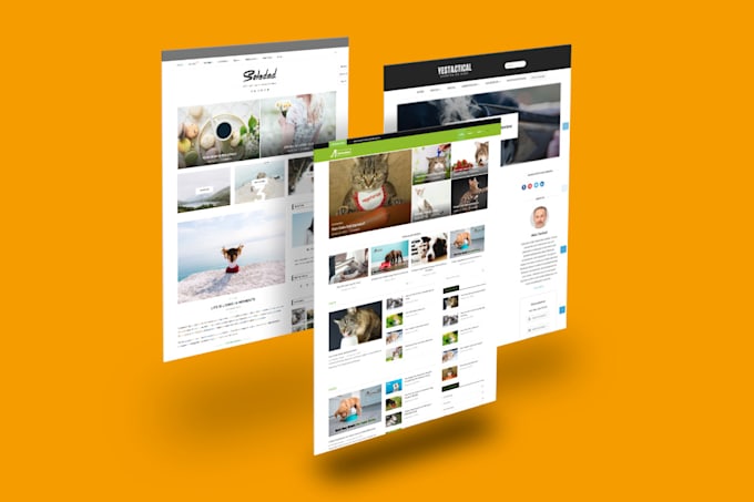 create or redesign your blog, magazine, or newspaper wordpress website