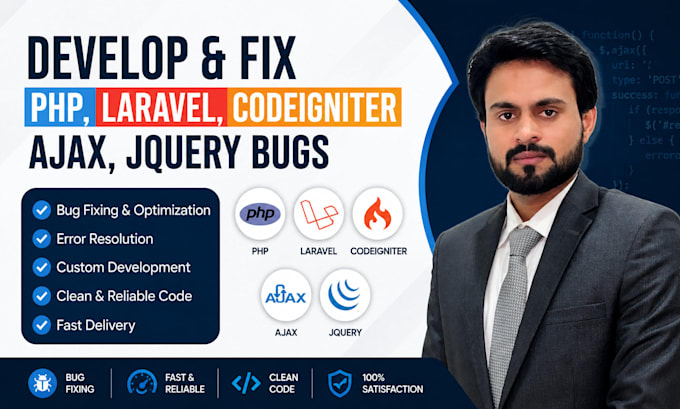 fix laravel PHP bugs, errors and backend issues