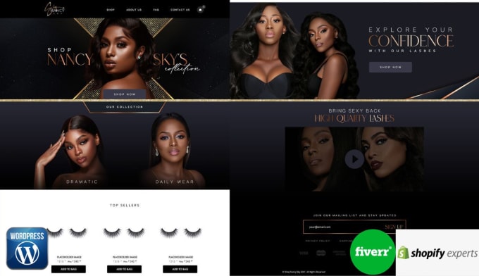 Do hair extension website wig website beauty store skincare