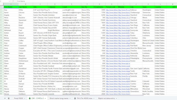 do prospect list, email list building and b2b lead generation